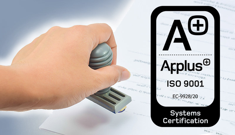 certificacion applus iso 9001:2015